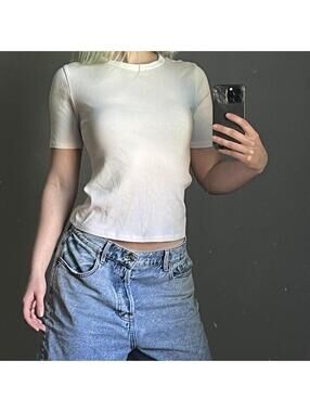 Zara Women's White Crop-top